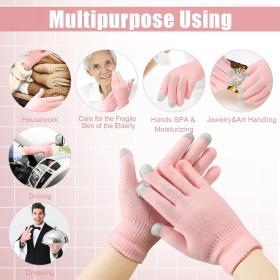 Gants hydratants en coton pour écran tactile