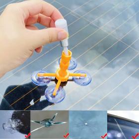 Kit de réparation de pare-brise de voiture outil de réparation de verre fissuré