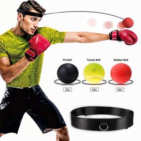 Balle de Boxe Reflex pour améliorer la coordination œil-main 3Pcs