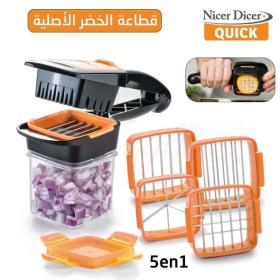 Home Chef Nicer Dicer Multi-Cutter 5en1 Pour Fruits Et Légumes