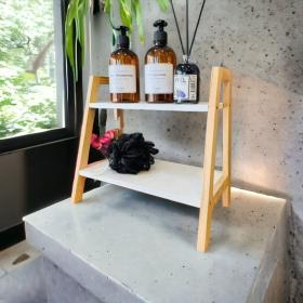 étagère en Bambou Décorative pour  Salle de Bain, Livres ,
