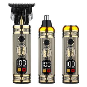 Rasoir professionnel multifonction 3en1 Étanche en acier Rechargeable USB